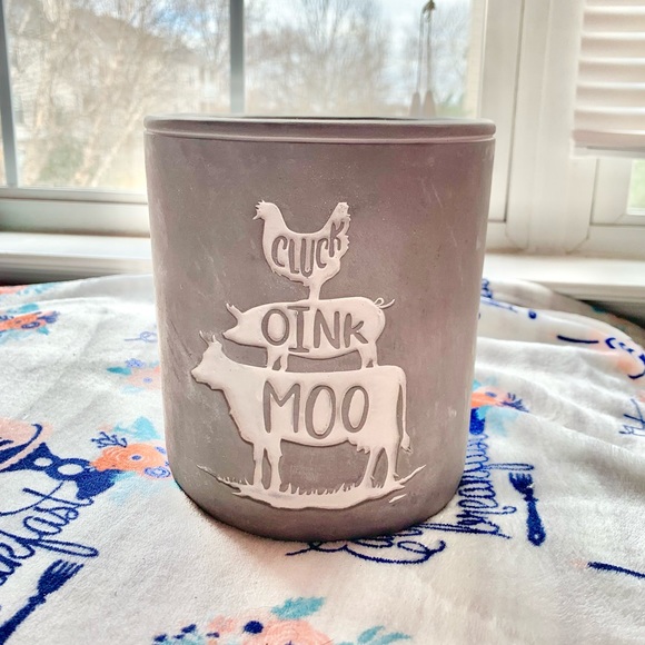 Other - 🐷🐓 Farmhouse Animal Stacked Utensil Holder
